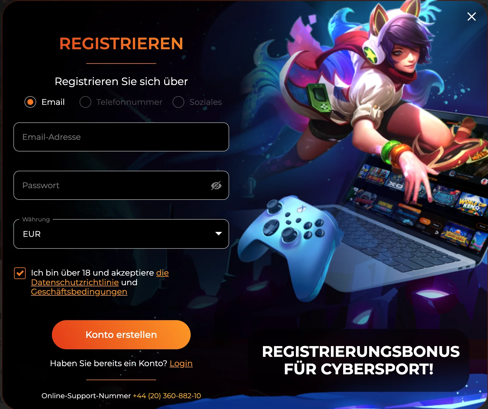 Fortune Clock Anmeldung